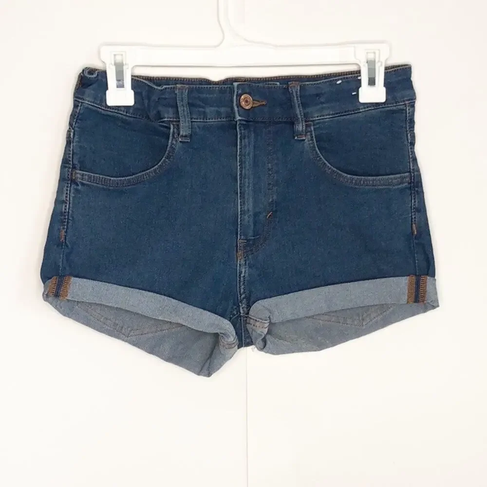 Girls & Denim Skinny Fit Denim Shorts